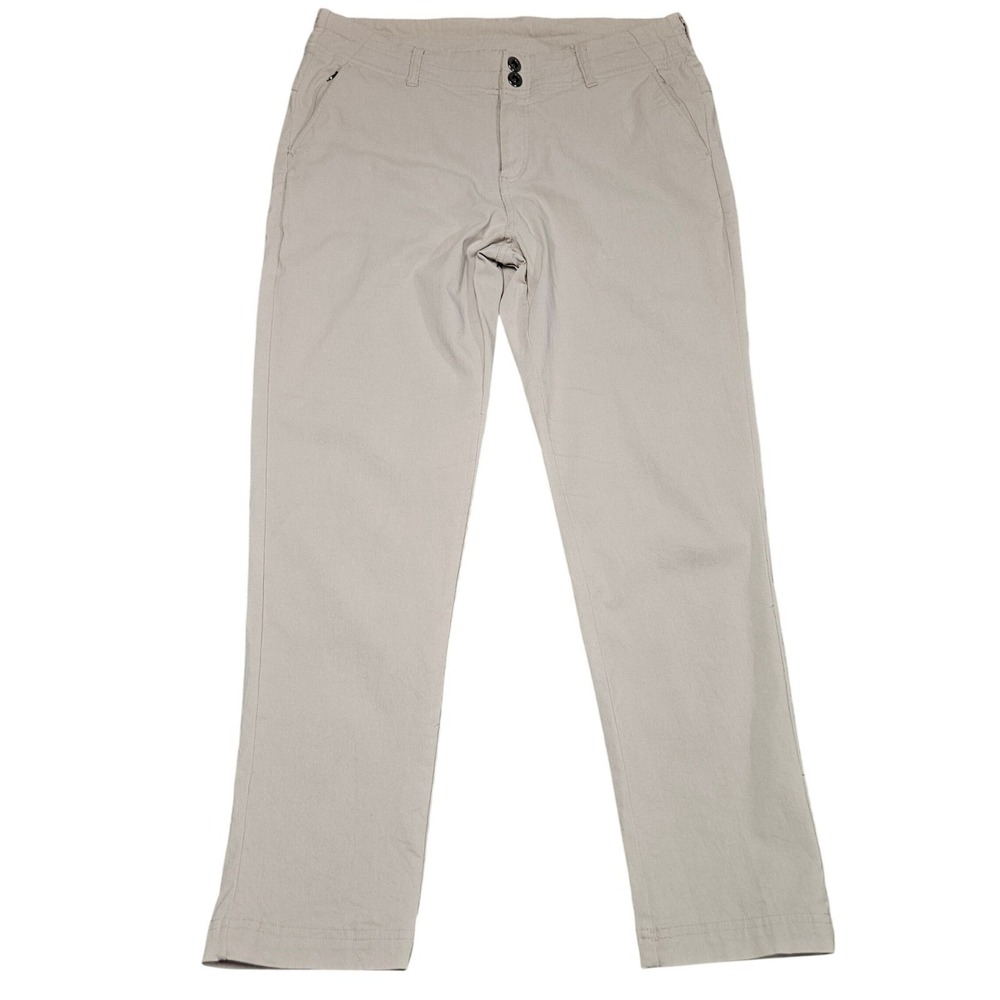 44 North Pants Sz 12 Khaki Outdoor Gorpcore Outdoor Nylon Hiking Utility Light